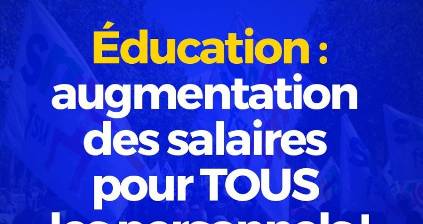 Augmentation générale des salaires ! Le 19 mars, toutes et tous en grève et (…)